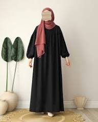 Abaya Front Open Crinkle Georgette Abaya Maxi Style